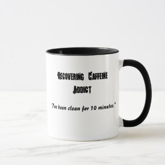 Tasse Récupérant l'intoxiqué de caféine,