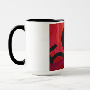 Tasse Red 50 Dix Anniversaire