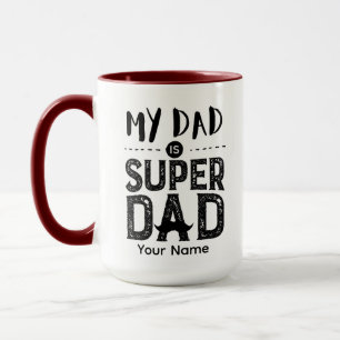 Tasse Red Handle Mein Vater ist Super Vater Kaffee