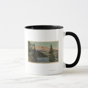 Tasse Red Lodge, MT - Vue sur le lac Beartooth & Butte