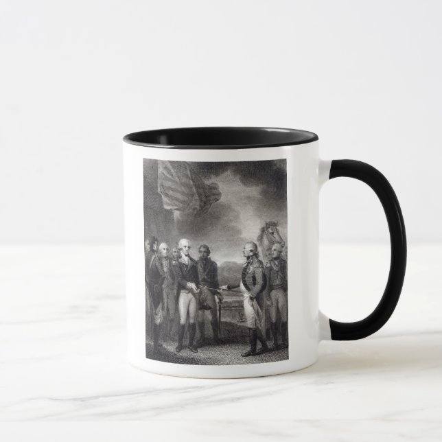 Tasse Reddition de seigneur Cornwallis chez Yorktown, (Droite)