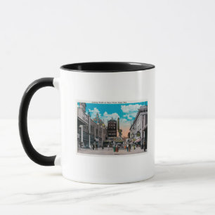 Tasse Regardant du nord sur le bord de l'océan, parc