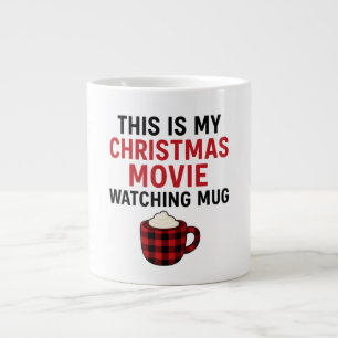 Tasse Regardant un Film de Noël Drôle • Chocolat C