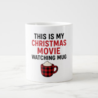 Tasse Regardant un Film de Noël Drôle • Chocolat C
