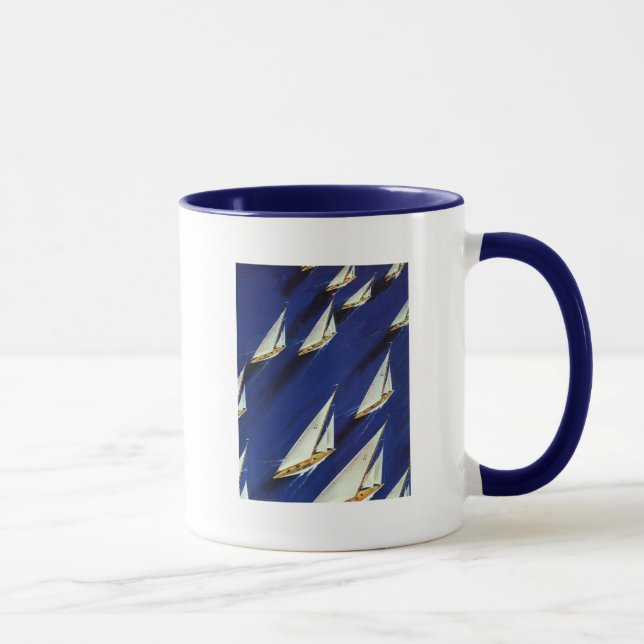Tasse Régate de voilier par Ski Weld (Droite)