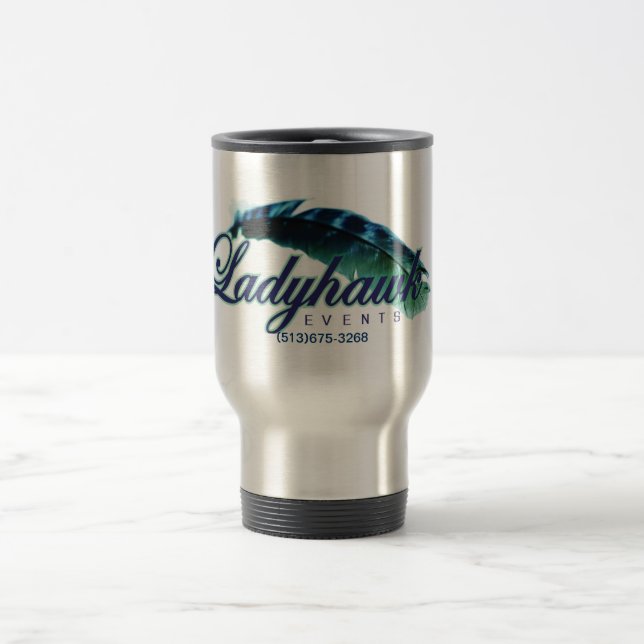 Tasse Reise des Ladyhawk Ereignislogos 15oz (Mittel)