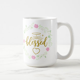 Tasse Remerciant Grateful Bénis – Inspiration Posi