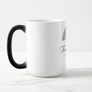 Tasse remerciement enseignant arc-en-ciel Tous les