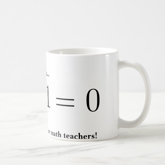 Tasse : Remerciez votre professeur de maths (Droite)