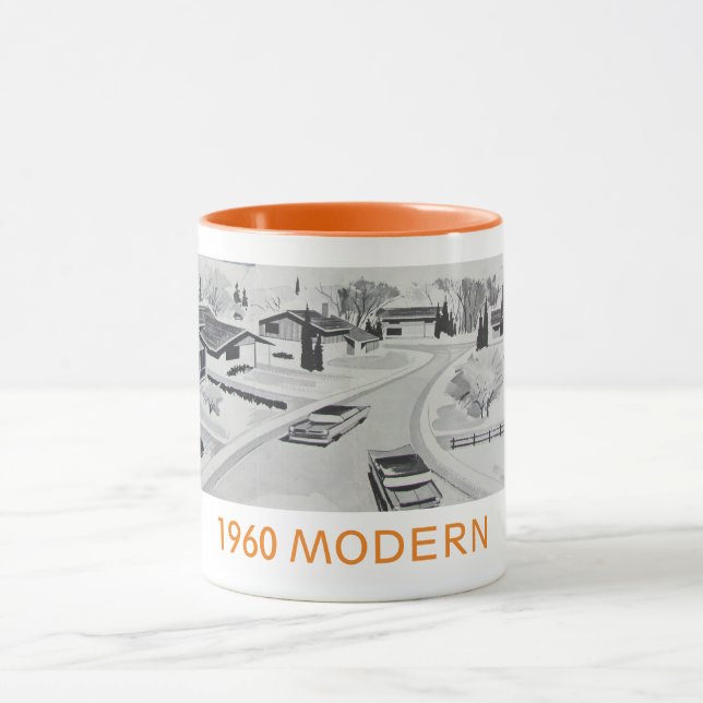 Tasse résidentielle moderniste des années 60 (Centre)