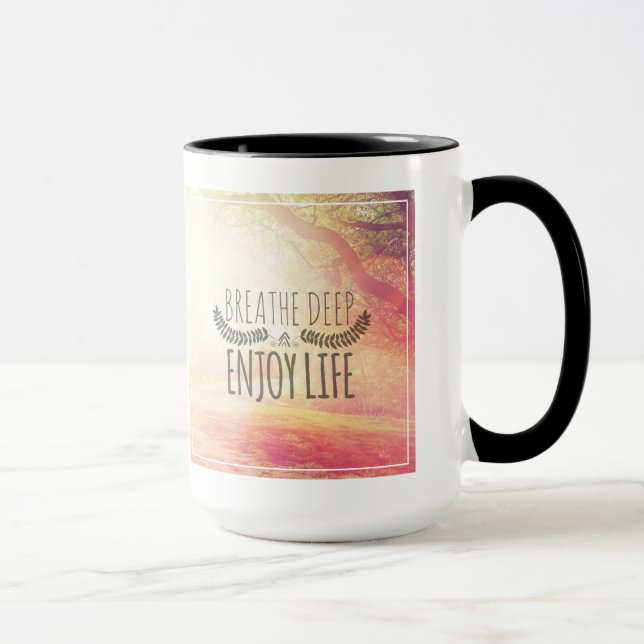 Tasse Respirez profondément (Droite)