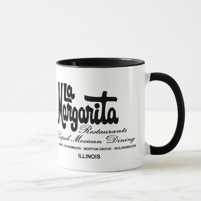 Tasse Restaurants La Margarita de l'Illinois (Droite)