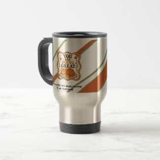 Tasse Retour à l'école Chat Orange Rayé