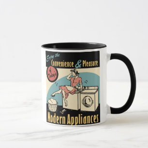 Tasse Rétro dessiccateur de joint de femme au foyer