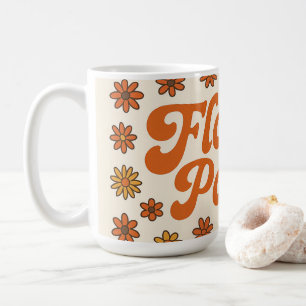 Tasse Rétro Flower Power – Mug de Style des Années