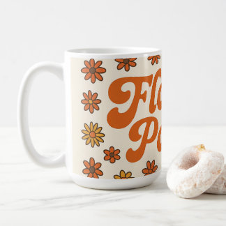 Tasse Rétro Flower Power – Mug de Style des Années