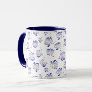 Tasse Rétro modèle floral