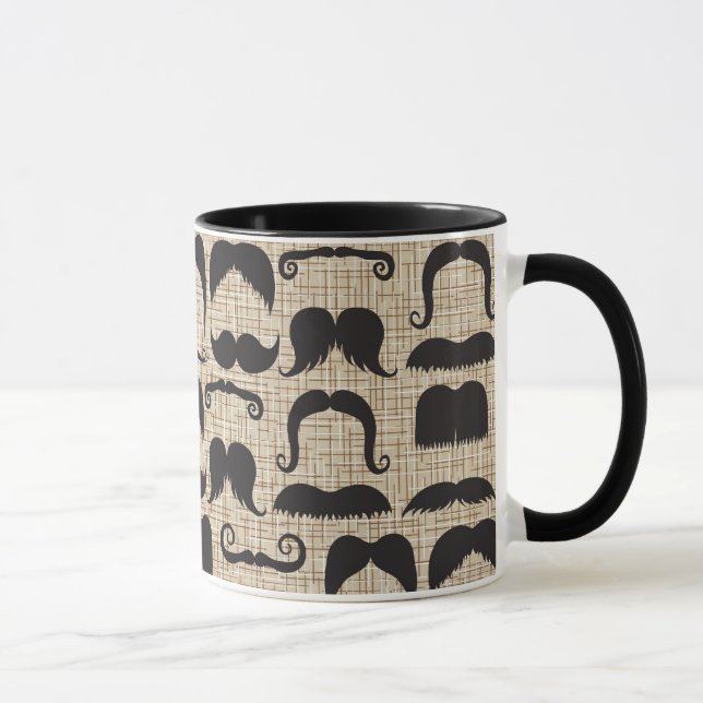 Tasse Rétro motif de Stache de moustache de moustache (Droite)