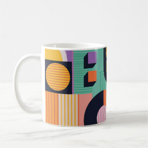 Tasse Retro Rhythm II – Formes et lignes vintage