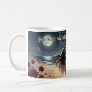 Tasse Rêve Romantique de Rivage au Clair de Lune