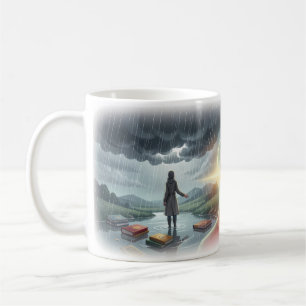 Tasse Réveil Après La Pluie Et Le Soleil