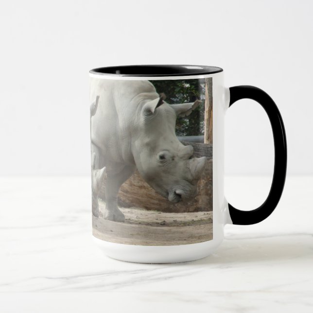 Tasse Rhinocéros blancs du nord mis en danger (Droite)