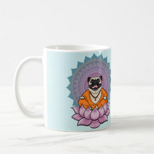 Tasse riante de mandala de carlin