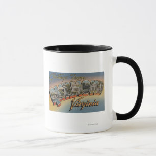 Tasse Richmond, la Virginie - grandes scènes 2 de lettre