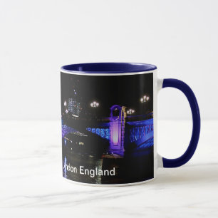 Tasse River Thames at Night, Londres Angleterre