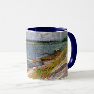 Tasse Rivière avec bateaux à rames par Vincent van Gogh