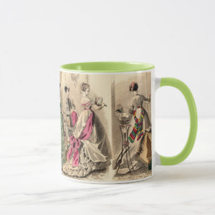 Tasse Robe victorienne avec l'arc rose