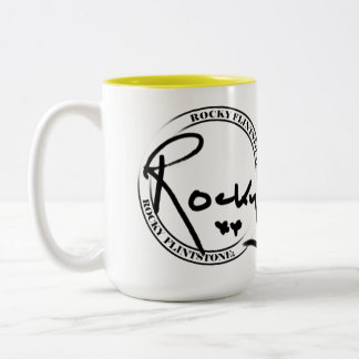 Tasse rocheuse de Flintstone de deux tons