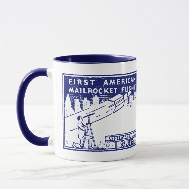 Tasse Rocket Mail américain 1935 (Gauche)