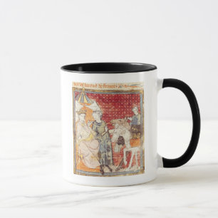 Tasse Roland offrant l'adieu à Charlemagne