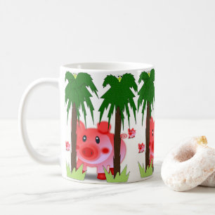 Tasse Rosa Schweine
