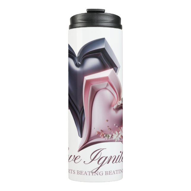 Tasse Rosa und Schwarz (Vorderseite)