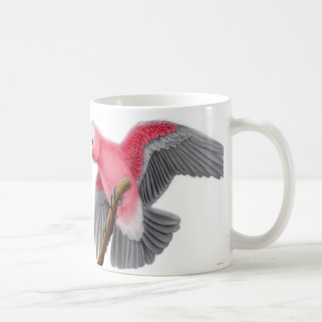 Tasse rose de cacatoès de Galah Breasted (Droite)