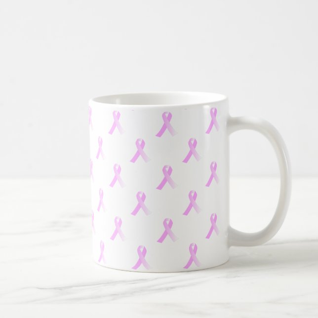 Tasse rose de classique de conscience de cancer du (Droite)