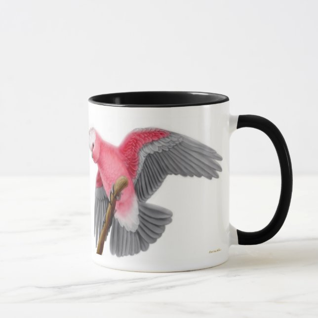 Tasse rose de Galah de cacatoès de Breasted (Droite)