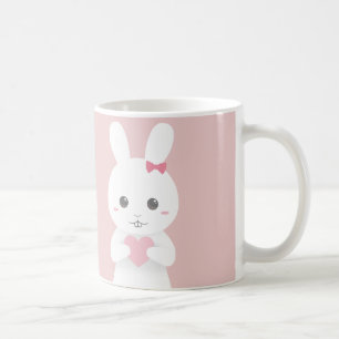 Tasse rose de lapin