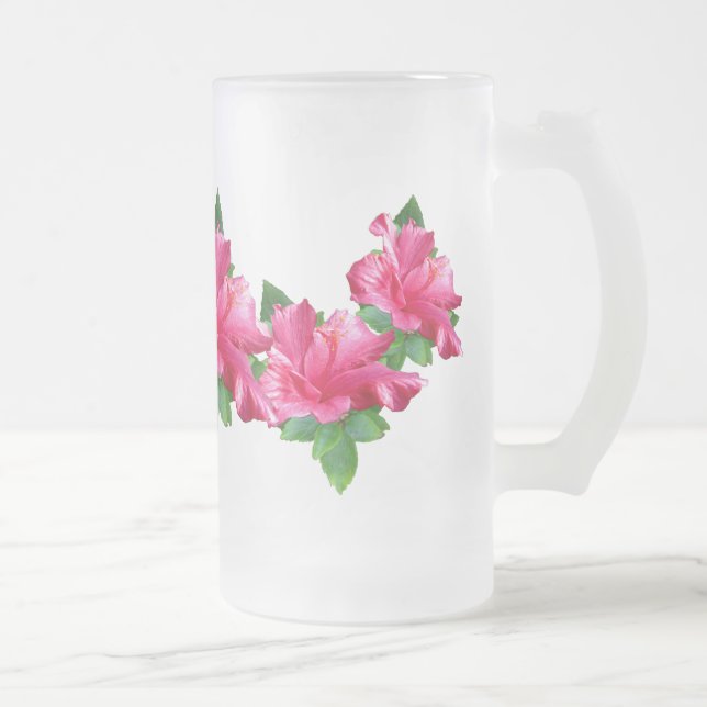 Tasse rose de Lei de ketmie (Droit)