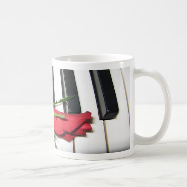 Tasse rose de piano (Droite)