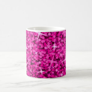 Tasse rose de tape-à-l'oeil