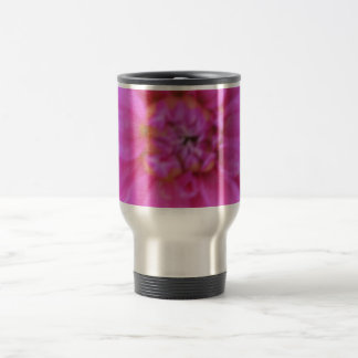 tasse rose de voyage de dahlia