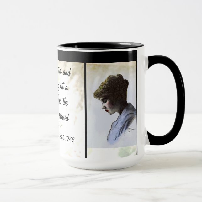 Tasse ROSE d'écriture sainte d'EMMA HODGES QUINN (Droite)