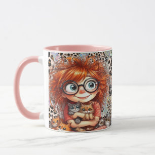 Tasse Rose J'adore Les Chats