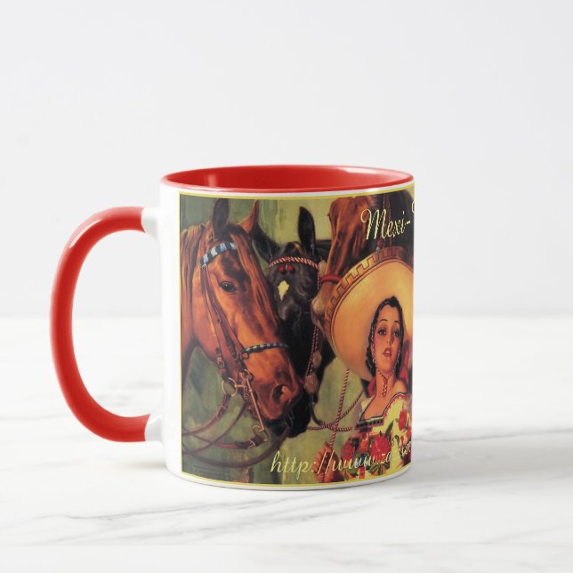 Tasse "Rose mexicain" (Gauche)
