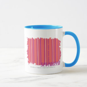 Tasse Rose mince 2 de rayures