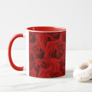 Tasse Rose rouge romantique