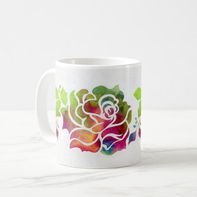 Tasse Roses (Devant gauche)